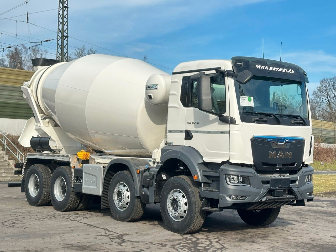 MAN TGS 41.480 8x4 /Euro6e Euromix EM 12 R - Betonvežis: foto 1 MAN TGS 41.480 8x4 /Euro6e Euromix EM 12 R - Betonvežis: foto 1