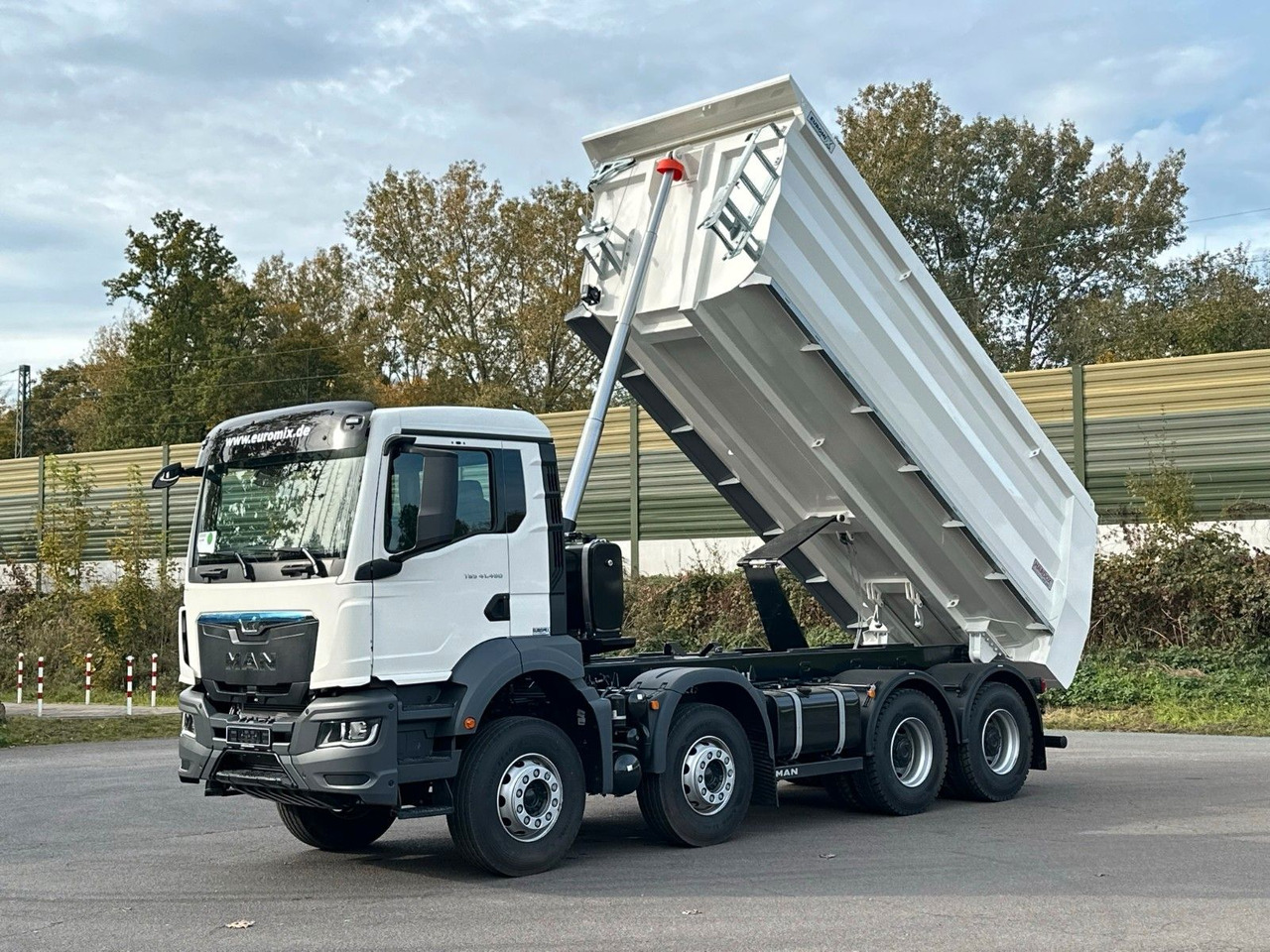 Savivartis sunkvežimis MAN TGS 41.480 BB 8X4 Euromix Mulden Kipper HARDOX: foto 12