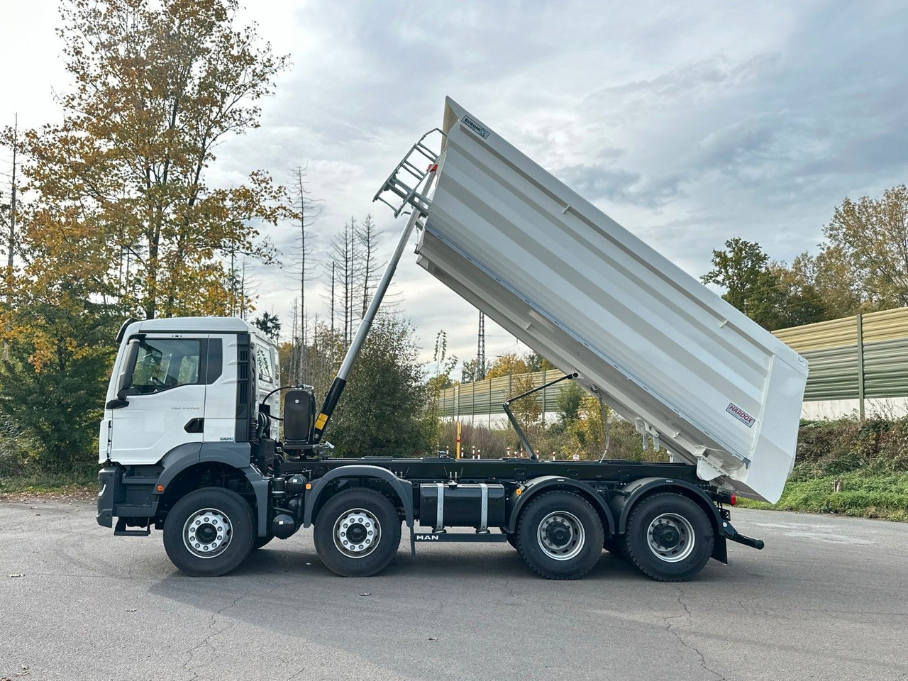 Savivartis sunkvežimis MAN TGS 41.480 BB 8X4 Euromix Mulden Kipper HARDOX: foto 14