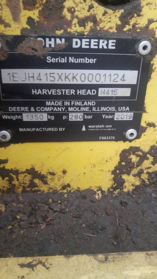 John Deere 1270 E - Harvesteris: foto 5 John Deere 1270 E - Harvesteris: foto 5