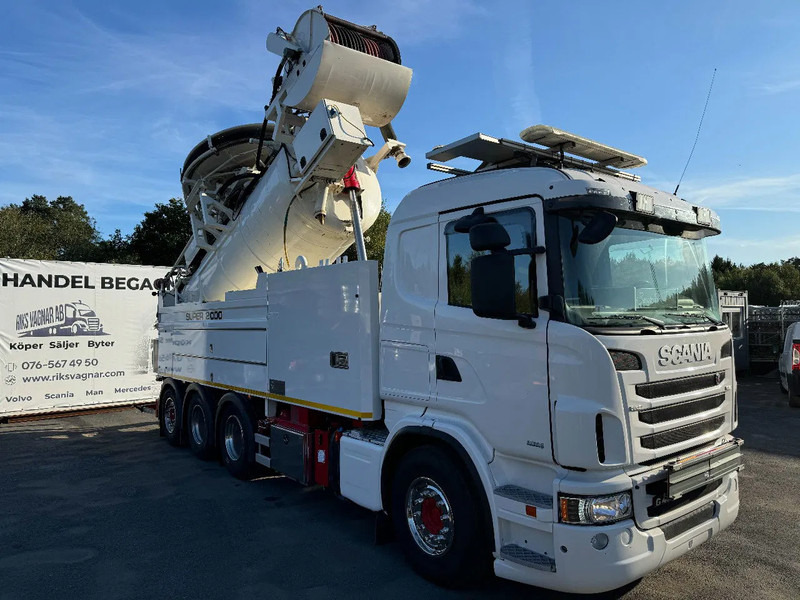 Scania R480 Vacuum / Sewer Jetter / Recycler, Euro 6, Super 2000 (16m3), 2013 - Asenizatorius: foto 1 Scania R480 Vacuum / Sewer Jetter / Recycler, Euro 6, Super 2000 (16m3), 2013 - Asenizatorius: foto 1