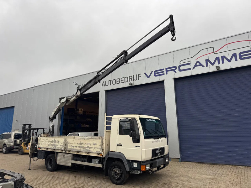 MAN L2000 **9.153-BELGIAN TRUCK** - Platforminis/ Bortinis sunkvežimis, Sunkvežimis su kranu: foto 1 MAN L2000 **9.153-BELGIAN TRUCK** - Platforminis/ Bortinis sunkvežimis, Sunkvežimis su kranu: foto 1