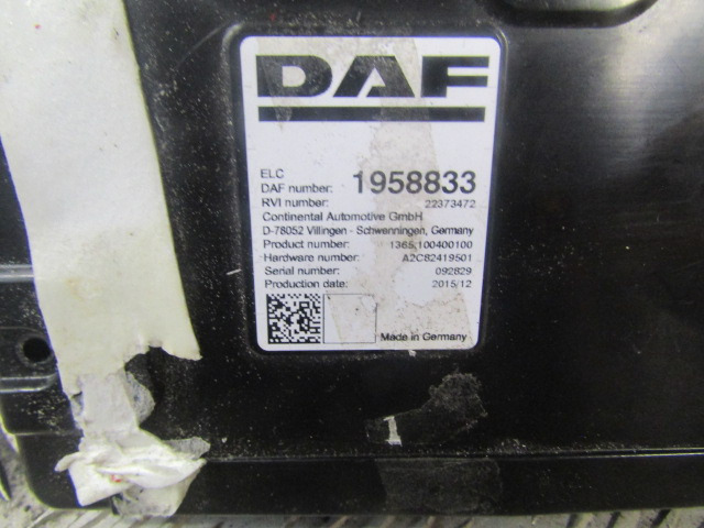 DAF LF 220 EURO 6 ELC UNIT P/NO 1958833 - Elektros sistema - Sunkvežimis: foto 2 DAF LF 220 EURO 6 ELC UNIT P/NO 1958833 - Elektros sistema - Sunkvežimis: foto 2