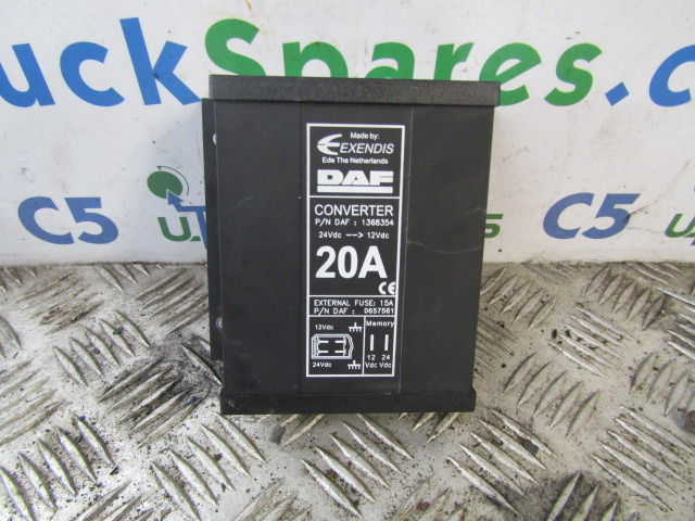 DAF XF 105 VOLTAGE DROPPER P/NO 1368354 - Elektros sistema - Sunkvežimis: foto 1 DAF XF 105 VOLTAGE DROPPER P/NO 1368354 - Elektros sistema - Sunkvežimis: foto 1