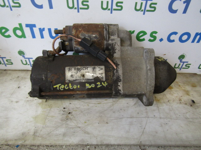 IVECO TECTOR 180E24/75E17 STARTER MOTOR BOSCH P/NO 0-001231009 - Elektros sistema - Sunkvežimis: foto 1 IVECO TECTOR 180E24/75E17 STARTER MOTOR BOSCH P/NO 0-001231009 - Elektros sistema - Sunkvežimis: foto 1