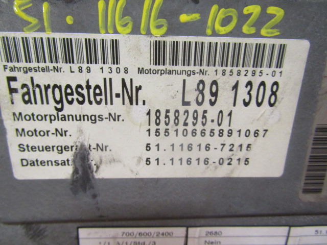 MAN M2000 SERIES 220 ENGINE ECU BOSCH P/NO 0.281020009 - Valdymo blokas - Sunkvežimis: foto 2 MAN M2000 SERIES 220 ENGINE ECU BOSCH P/NO 0.281020009 - Valdymo blokas - Sunkvežimis: foto 2