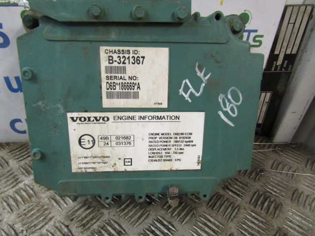 VOLVO FL6 D6B 180 ENGINE ECU O/NO 03161965 – PO3 - Valdymo blokas - Sunkvežimis: foto 4 VOLVO FL6 D6B 180 ENGINE ECU O/NO 03161965 – PO3 - Valdymo blokas - Sunkvežimis: foto 4