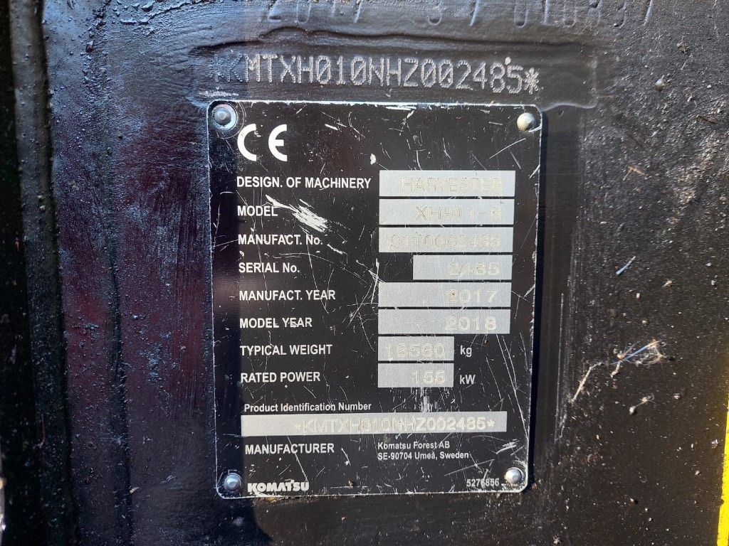 Komatsu 911 - Harvesteris: foto 2 Komatsu 911 - Harvesteris: foto 2