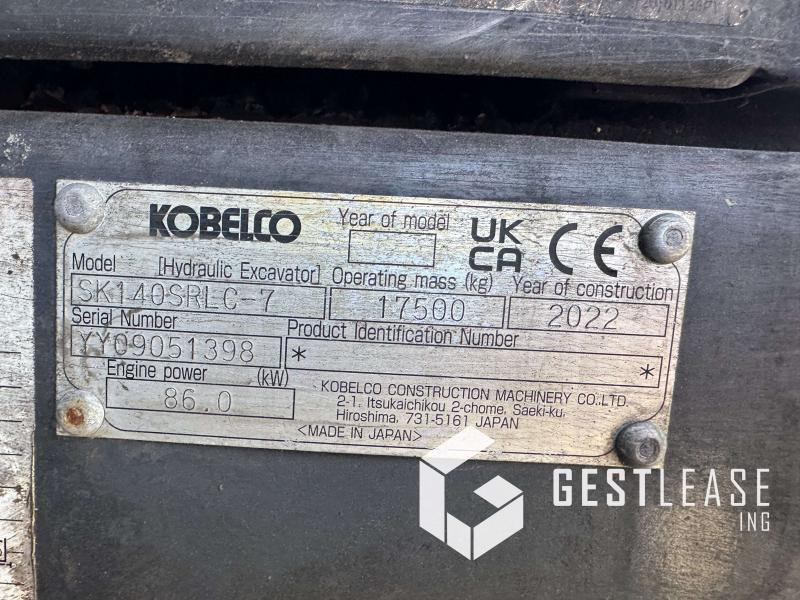 Vikšrinis ekskavatorius Kobelco SK140: foto 9