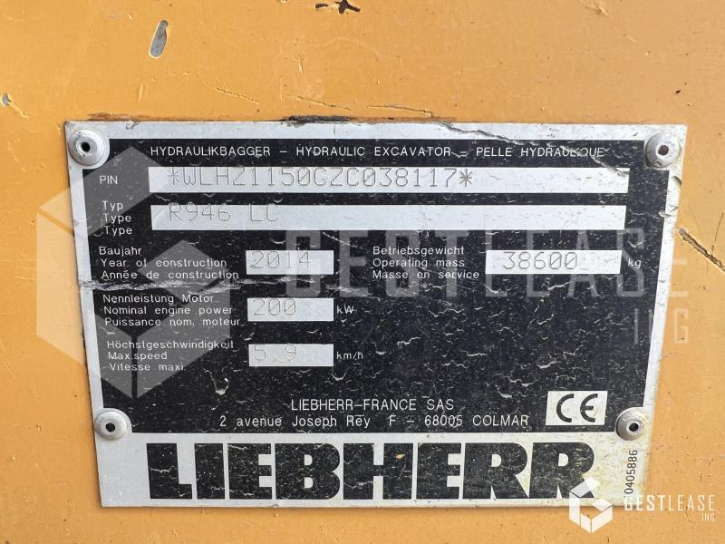 Vikšrinis ekskavatorius Liebherr R946LC: foto 6
