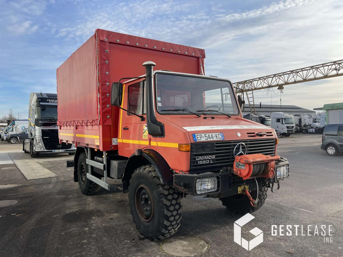 Mercedes UNIMOG 1550 L - Tentinis sunkvežimis: foto 4 Mercedes UNIMOG 1550 L - Tentinis sunkvežimis: foto 4