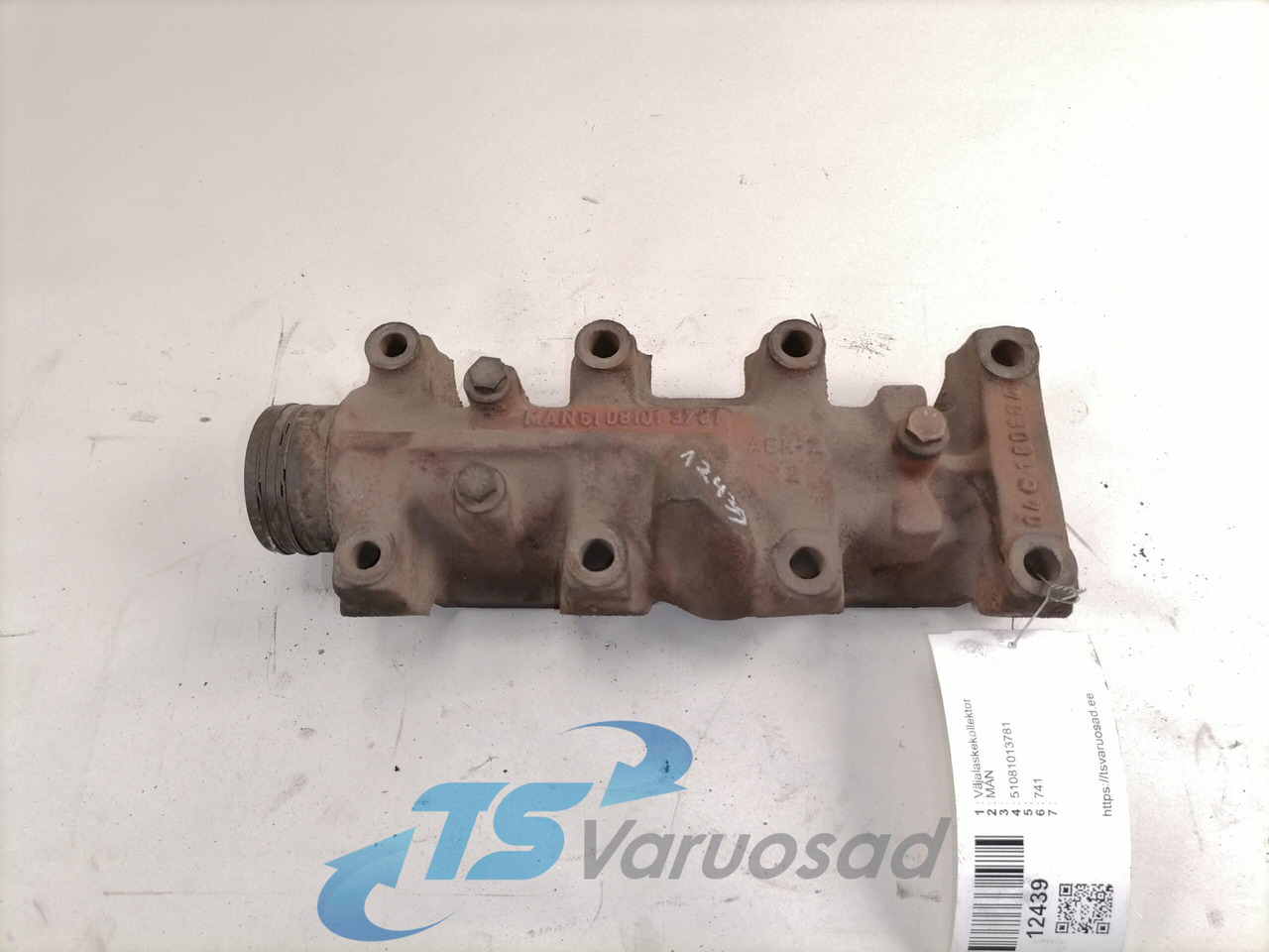 MAN Exhaust mainfold 51081013781 - Išmetimo kolektorius - Sunkvežimis: foto 1 MAN Exhaust mainfold 51081013781 - Išmetimo kolektorius - Sunkvežimis: foto 1