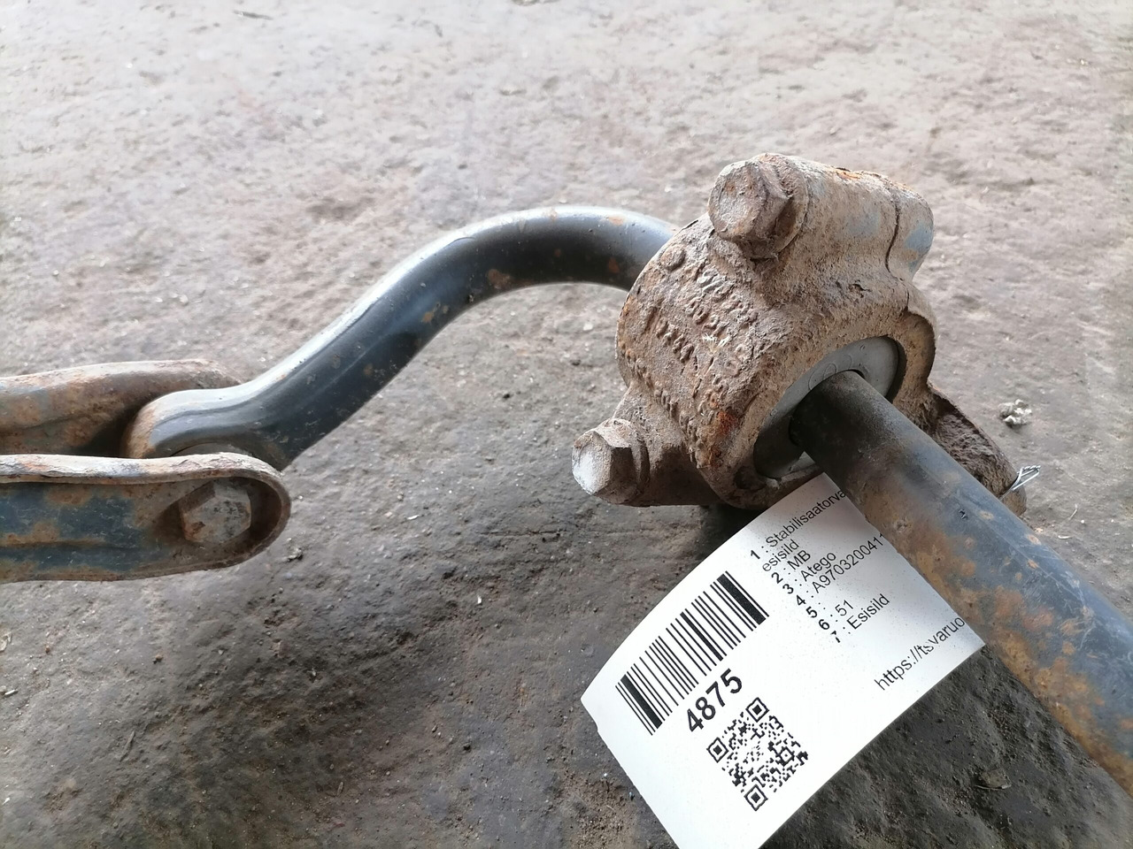 MB Anti-roll bar A9703200411 - Stabilizatorius - Sunkvežimis: foto 5 MB Anti-roll bar A9703200411 - Stabilizatorius - Sunkvežimis: foto 5