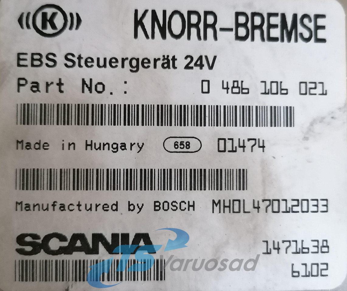 Scania Ecu, EBS 1471638 - Valdymo blokas - Sunkvežimis: foto 3 Scania Ecu, EBS 1471638 - Valdymo blokas - Sunkvežimis: foto 3