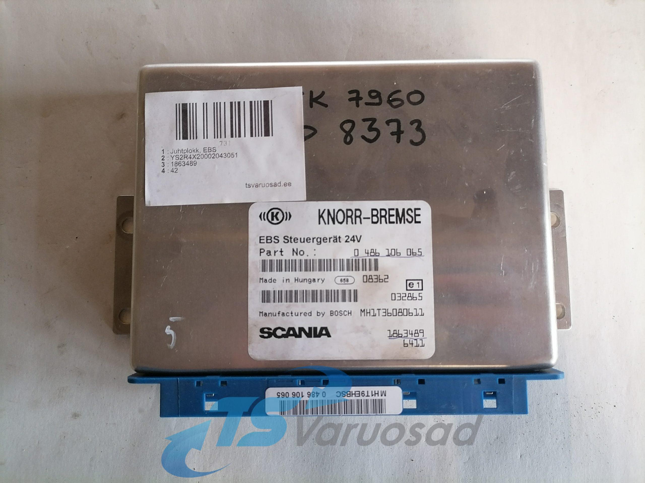 Scania Ecu, EBS 1863489 - Valdymo blokas - Sunkvežimis: foto 2 Scania Ecu, EBS 1863489 - Valdymo blokas - Sunkvežimis: foto 2