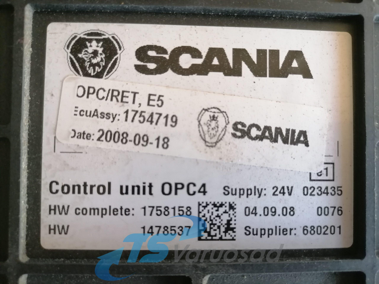 Scania Ecu, GMS OPC4 1754719 - Valdymo blokas - Sunkvežimis: foto 4 Scania Ecu, GMS OPC4 1754719 - Valdymo blokas - Sunkvežimis: foto 4
