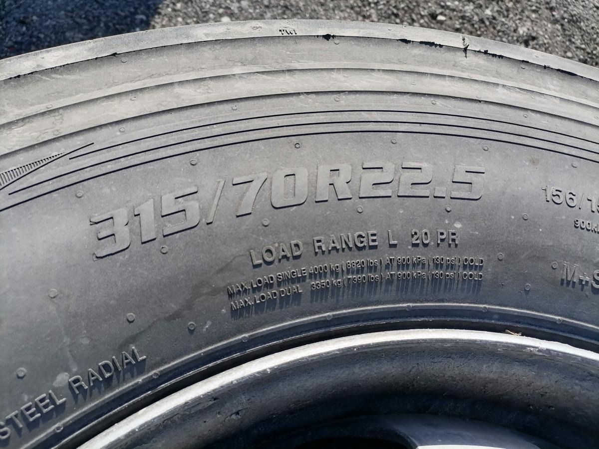 Volvo Westlake 315/70R22,5 31570R225 - Padangos ir ratlankiai - Sunkvežimis: foto 3 Volvo Westlake 315/70R22,5 31570R225 - Padangos ir ratlankiai - Sunkvežimis: foto 3