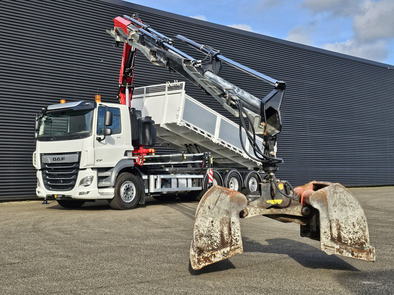 Sunkvežimis su kranu DAF CF 530 8x4-4 / FASSI 27.5 t/m CRANE + TIPPER: foto 6