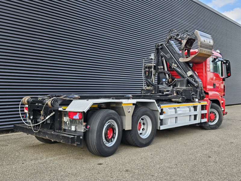 MAN TGS 26.400 / 6x4H-2 / HMF Z KRAAN + CONTAINERSYSTEM - Sunkvežimis - kabelių sistema, Sunkvežimis su kranu: foto 4 MAN TGS 26.400 / 6x4H-2 / HMF Z KRAAN + CONTAINERSYSTEM - Sunkvežimis - kabelių sistema, Sunkvežimis su kranu: foto 4