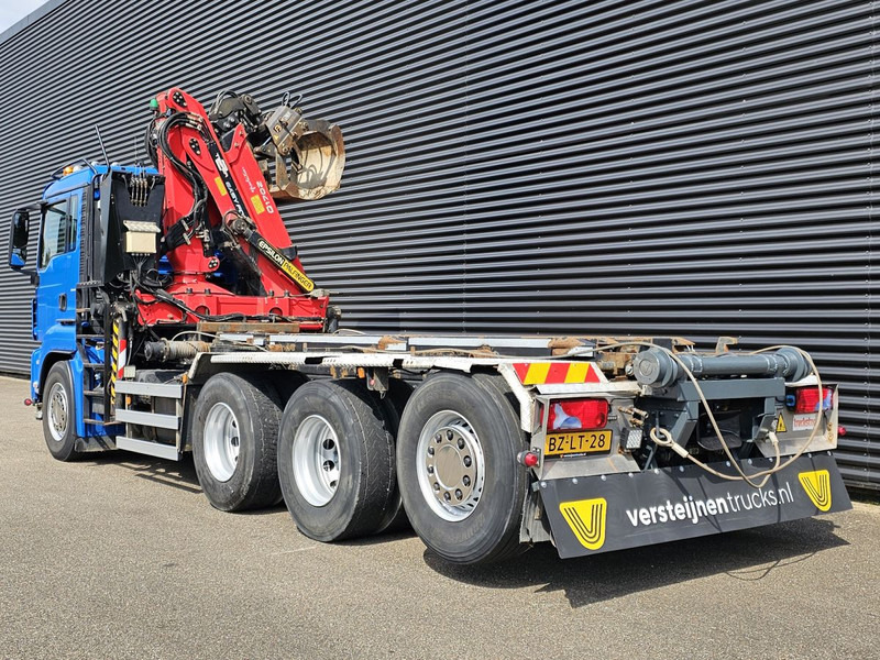 MAN TGS 35.400 / 8x4-4 / CONTAINER SYSTEM / PALFINGER Z CRANE - Sunkvežimis - kabelių sistema, Sunkvežimis su kranu: foto 4 MAN TGS 35.400 / 8x4-4 / CONTAINER SYSTEM / PALFINGER Z CRANE - Sunkvežimis - kabelių sistema, Sunkvežimis su kranu: foto 4