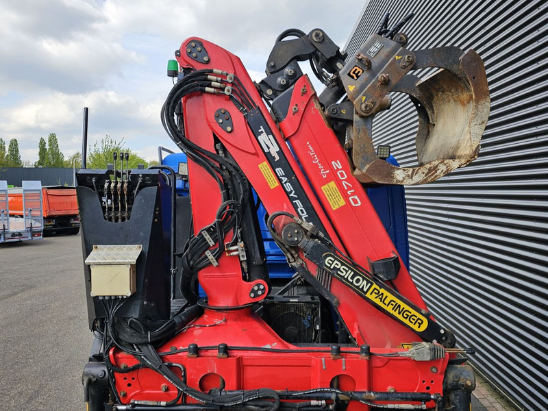 Sunkvežimis - kabelių sistema, Sunkvežimis su kranu MAN TGS 35.400 / 8x4-4 / CONTAINER SYSTEM / PALFINGER Z CRANE: foto 16