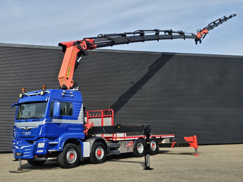 MAN TGS 35.500 8x4-6 / PALFINGER 92 t/m CRANE +JIB - Sunkvežimis su kranu: foto 1 MAN TGS 35.500 8x4-6 / PALFINGER 92 t/m CRANE +JIB - Sunkvežimis su kranu: foto 1