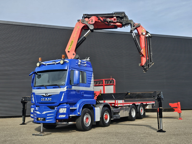 MAN TGS 35.500 8x4-6 / PALFINGER 92 t/m CRANE +JIB - Platforminis/ Bortinis sunkvežimis: foto 4 MAN TGS 35.500 8x4-6 / PALFINGER 92 t/m CRANE +JIB - Platforminis/ Bortinis sunkvežimis: foto 4