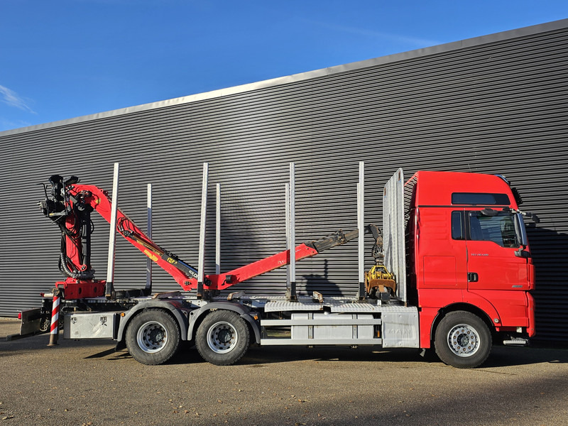 MAN TGX 26.580 6x4 BL / RETARDER / EPSILON Q170Z96 / HOLZ - Sunkvežimis su kranu: foto 4 MAN TGX 26.580 6x4 BL / RETARDER / EPSILON Q170Z96 / HOLZ - Sunkvežimis su kranu: foto 4