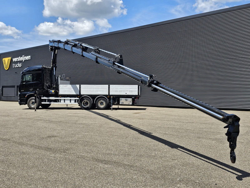 Mercedes-Benz Arocs 2545 6x2 / HMF 32 t/m CRANE / KRAN - Platforminis/ Bortinis sunkvežimis, Sunkvežimis su kranu: foto 3 Mercedes-Benz Arocs 2545 6x2 / HMF 32 t/m CRANE / KRAN - Platforminis/ Bortinis sunkvežimis, Sunkvežimis su kranu: foto 3