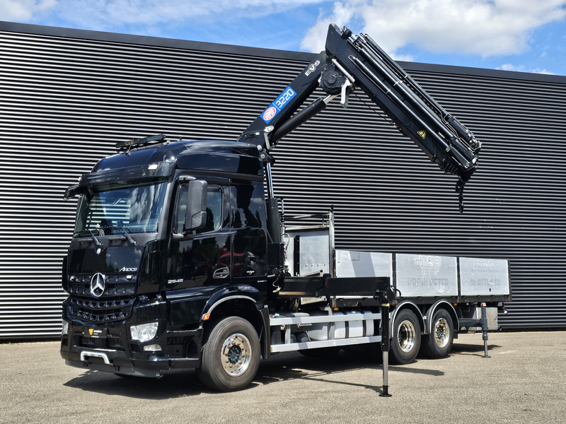 Mercedes-Benz Arocs 2545 6x2 / HMF 32 t/m CRANE / KRAN - Platforminis/ Bortinis sunkvežimis, Sunkvežimis su kranu: foto 2 Mercedes-Benz Arocs 2545 6x2 / HMF 32 t/m CRANE / KRAN - Platforminis/ Bortinis sunkvežimis, Sunkvežimis su kranu: foto 2