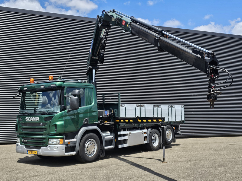 Scania P410 / 6X2-4 / 21 t/m CRANE / KRAN - Sunkvežimis su kranu: foto 2 Scania P410 / 6X2-4 / 21 t/m CRANE / KRAN - Sunkvežimis su kranu: foto 2