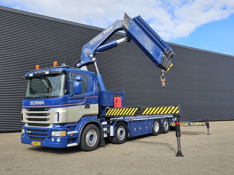 Scania R440 8x2*6 / FASSI 90 t/m CRANE / KRAN - Platforminis/ Bortinis sunkvežimis, Sunkvežimis su kranu: foto 5 Scania R440 8x2*6 / FASSI 90 t/m CRANE / KRAN - Platforminis/ Bortinis sunkvežimis, Sunkvežimis su kranu: foto 5