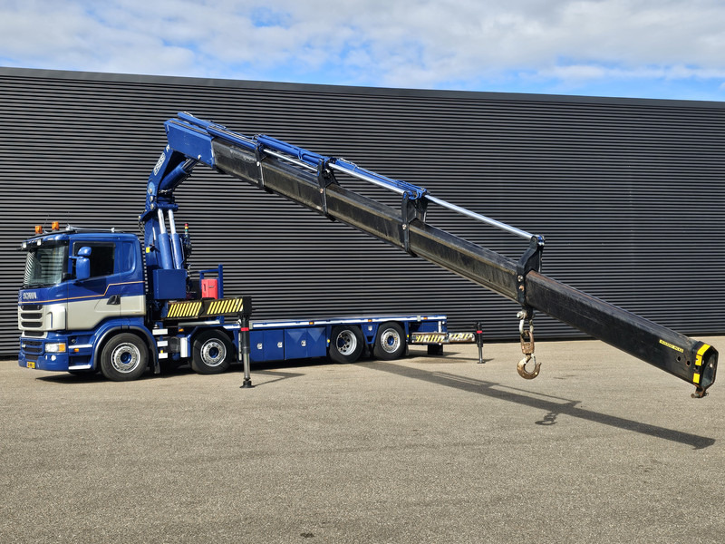 Scania R440 8x2*6 / FASSI 90 t/m CRANE / KRAN - Platforminis/ Bortinis sunkvežimis, Sunkvežimis su kranu: foto 3 Scania R440 8x2*6 / FASSI 90 t/m CRANE / KRAN - Platforminis/ Bortinis sunkvežimis, Sunkvežimis su kranu: foto 3