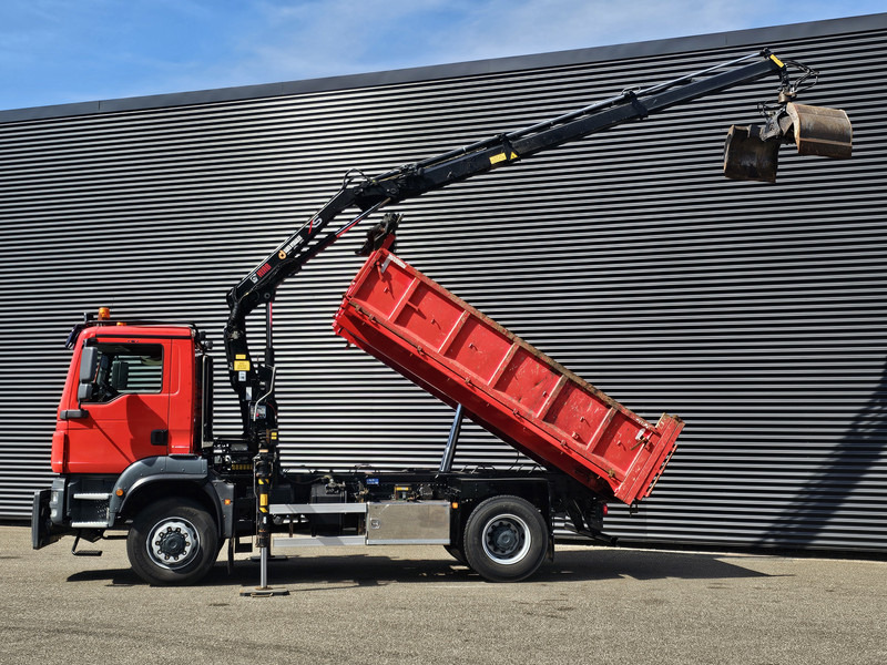 MAN TGM 18.250 / 4X4 / EEV / HIAB CRANE + TIPPER / SPRING - Sunkvežimis, Sunkvežimis su kranu: foto 2 MAN TGM 18.250 / 4X4 / EEV / HIAB CRANE + TIPPER / SPRING - Sunkvežimis, Sunkvežimis su kranu: foto 2