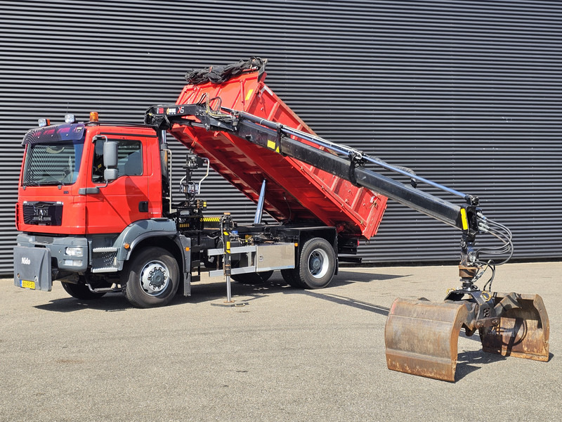MAN TGM 18.250 / 4X4 / EEV / HIAB CRANE + TIPPER / SPRING - Sunkvežimis, Sunkvežimis su kranu: foto 3 MAN TGM 18.250 / 4X4 / EEV / HIAB CRANE + TIPPER / SPRING - Sunkvežimis, Sunkvežimis su kranu: foto 3