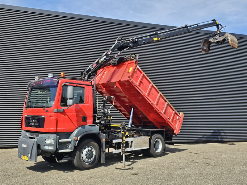 MAN TGM 18.250 / 4X4 / EEV / HIAB CRANE + TIPPER / SPRING - Sunkvežimis, Sunkvežimis su kranu: foto 1 MAN TGM 18.250 / 4X4 / EEV / HIAB CRANE + TIPPER / SPRING - Sunkvežimis, Sunkvežimis su kranu: foto 1