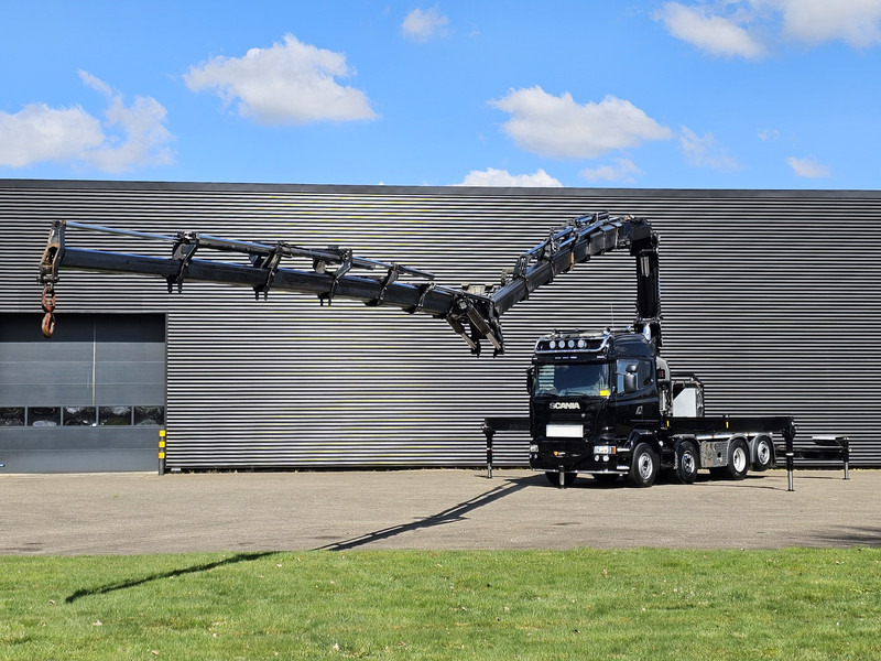 Scania R490 8x2 / HMF 85 T/M CRANE + WINCH + JIB - Vilkikas: foto 5 Scania R490 8x2 / HMF 85 T/M CRANE + WINCH + JIB - Vilkikas: foto 5