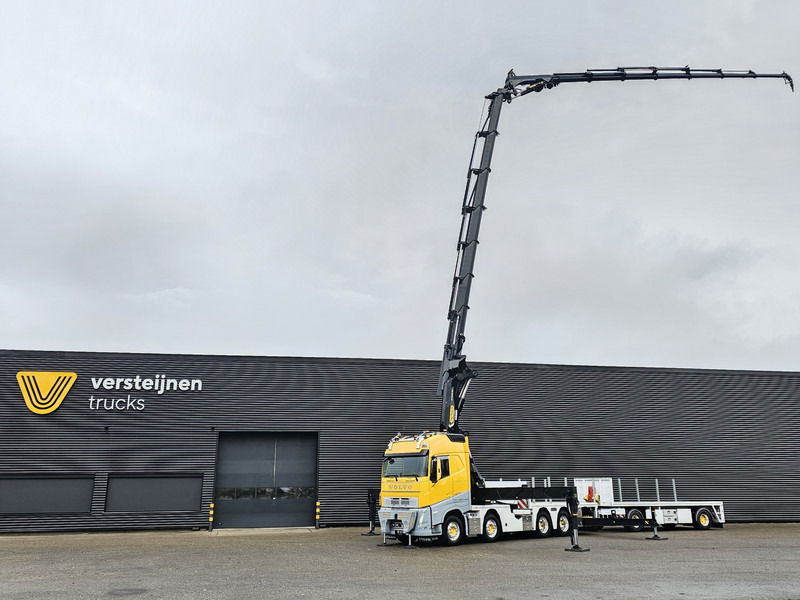 Volvo FH 540 8x4 / PALFINGER 165 TEC 7 + PJ300 / WINCH - Platforminis/ Bortinis sunkvežimis, Sunkvežimis su kranu: foto 3 Volvo FH 540 8x4 / PALFINGER 165 TEC 7 + PJ300 / WINCH - Platforminis/ Bortinis sunkvežimis, Sunkvežimis su kranu: foto 3