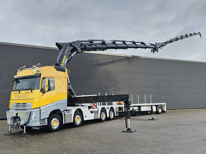 Volvo FH 540 8x4 / PALFINGER 165 TEC 7 + PJ300 / WINCH - Platforminis/ Bortinis sunkvežimis, Sunkvežimis su kranu: foto 1 Volvo FH 540 8x4 / PALFINGER 165 TEC 7 + PJ300 / WINCH - Platforminis/ Bortinis sunkvežimis, Sunkvežimis su kranu: foto 1