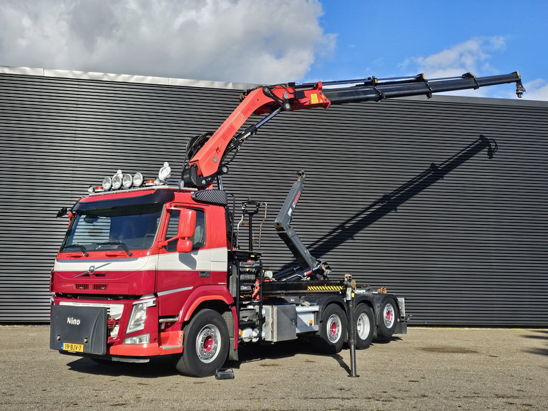 Volvo FM 420 8x2 / HIAB HOOKLIFT + 30 t/m CRANE - KRAN - Sunkvežimis su kranu: foto 1 Volvo FM 420 8x2 / HIAB HOOKLIFT + 30 t/m CRANE - KRAN - Sunkvežimis su kranu: foto 1