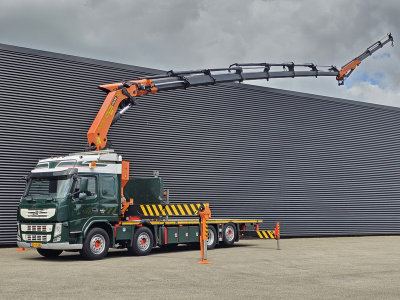 Volvo FM 460 8X2 / PALFINGER PK60002 /JIB / WINCH - Platforminis/ Bortinis sunkvežimis, Sunkvežimis su kranu: foto 1 Volvo FM 460 8X2 / PALFINGER PK60002 /JIB / WINCH - Platforminis/ Bortinis sunkvežimis, Sunkvežimis su kranu: foto 1
