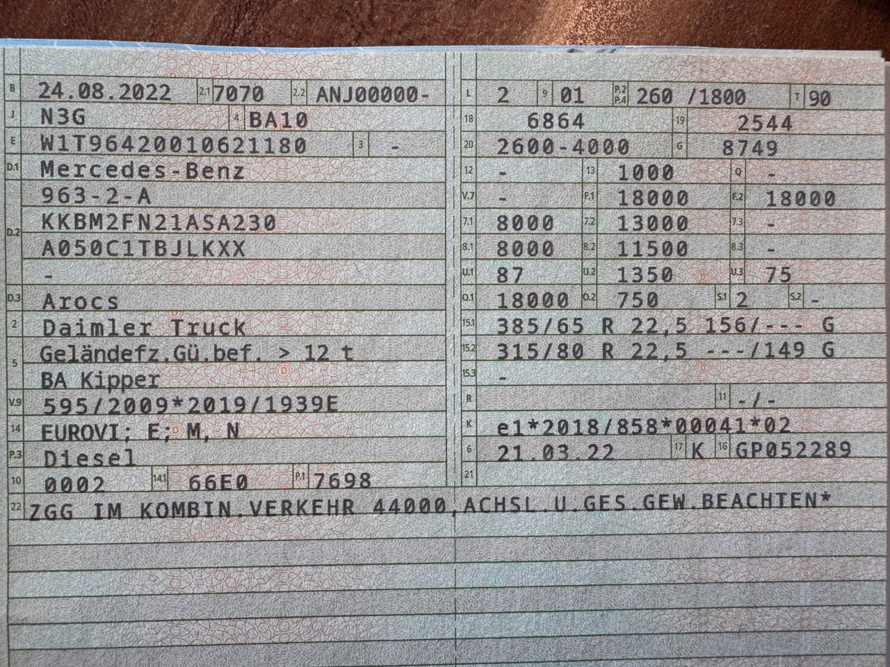 Mercedes-Benz 1835 2135 4X2 Meiller 3 S. Kipper Top Zustand - Savivartis sunkvežimis: foto 3 Mercedes-Benz 1835 2135 4X2 Meiller 3 S. Kipper Top Zustand - Savivartis sunkvežimis: foto 3