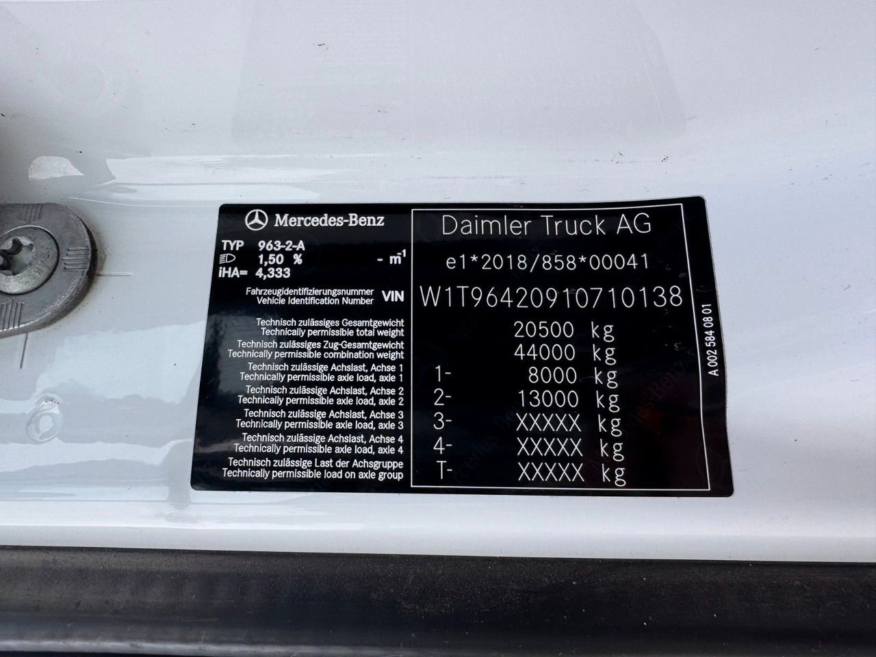 Mercedes-Benz 1840 2140 4X2 Kipper % Kran mit Funk Top Zust. - Savivartis sunkvežimis: foto 3 Mercedes-Benz 1840 2140 4X2 Kipper % Kran mit Funk Top Zust. - Savivartis sunkvežimis: foto 3