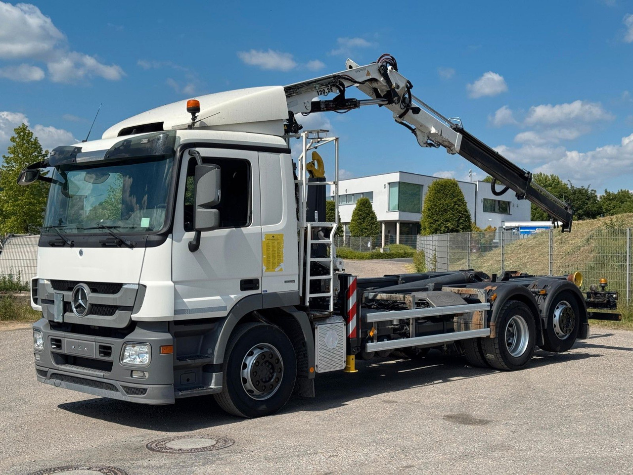Mercedes-Benz 2541 6x2 ARK Meiller 20.65 | ATLA 120.2E mit 5&6 - Hook-lift sunkvežimis, Sunkvežimis su kranu: foto 1 Mercedes-Benz 2541 6x2 ARK Meiller 20.65 | ATLA 120.2E mit 5&6 - Hook-lift sunkvežimis, Sunkvežimis su kranu: foto 1