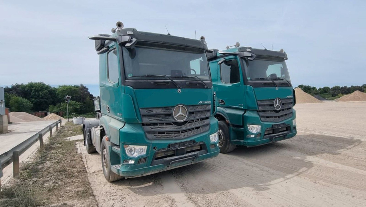 Vilkikas Mercedes-Benz 1845 Actros MP5 mit Kipphydraulik & Klima: foto 1