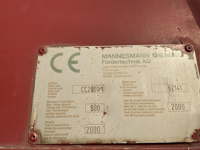 Terex Demag CC2800 - Vikšrinis kranas: foto 5 Terex Demag CC2800 - Vikšrinis kranas: foto 5