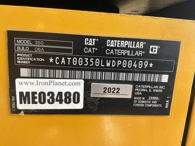 CAT 350 - Vikšrinis ekskavatorius: foto 5 CAT 350 - Vikšrinis ekskavatorius: foto 5