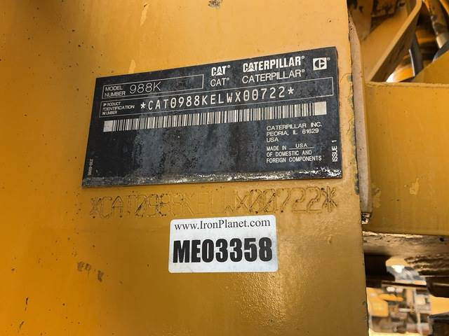 CAT 988K - Ratinis krautuvas: foto 5 CAT 988K - Ratinis krautuvas: foto 5