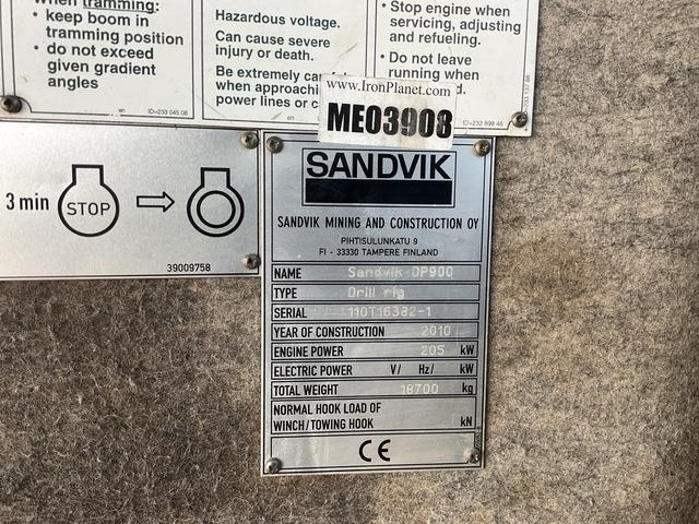 Sandvik DP900 - Gręžimo mašina: foto 5 Sandvik DP900 - Gręžimo mašina: foto 5