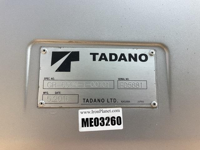 Tadano TR600N - Šiurkštaus reljefo kranas: foto 5 Tadano TR600N - Šiurkštaus reljefo kranas: foto 5